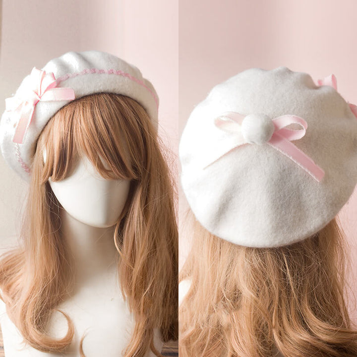 Cute Lolita Bow Cap