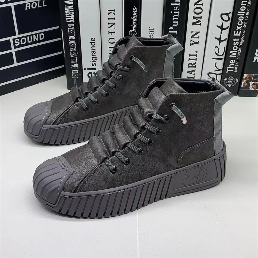 Men's Casual High-top Lightweight Board Shoes