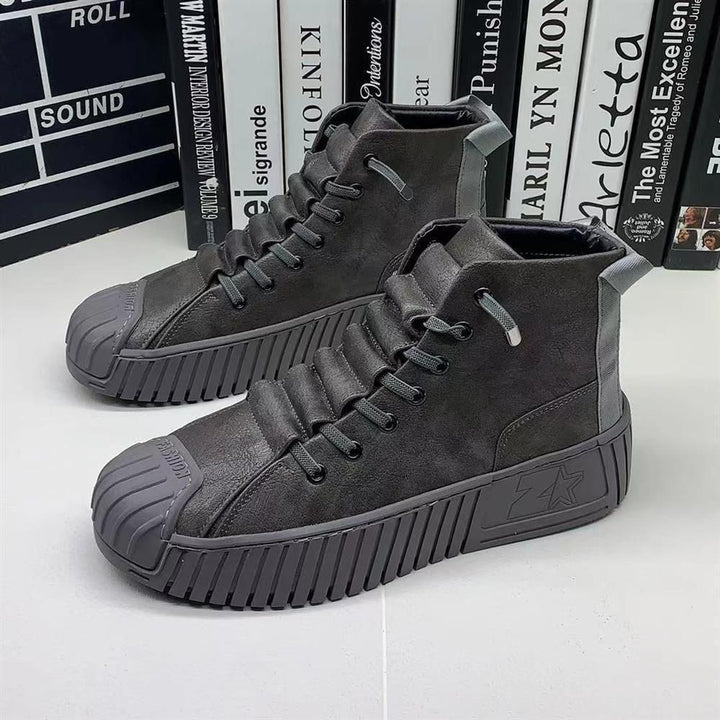 Men's Casual High-top Lightweight Board Shoes