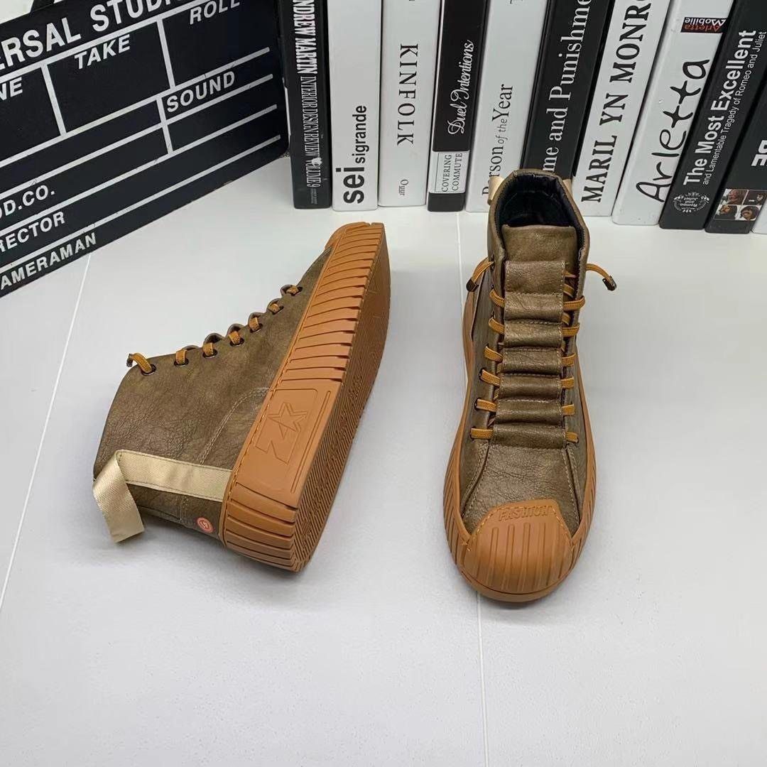 Men's Casual High-top Lightweight Board Shoes