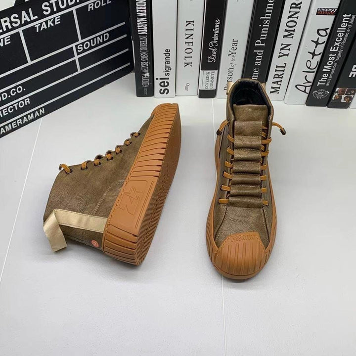 Men's Casual High-top Lightweight Board Shoes