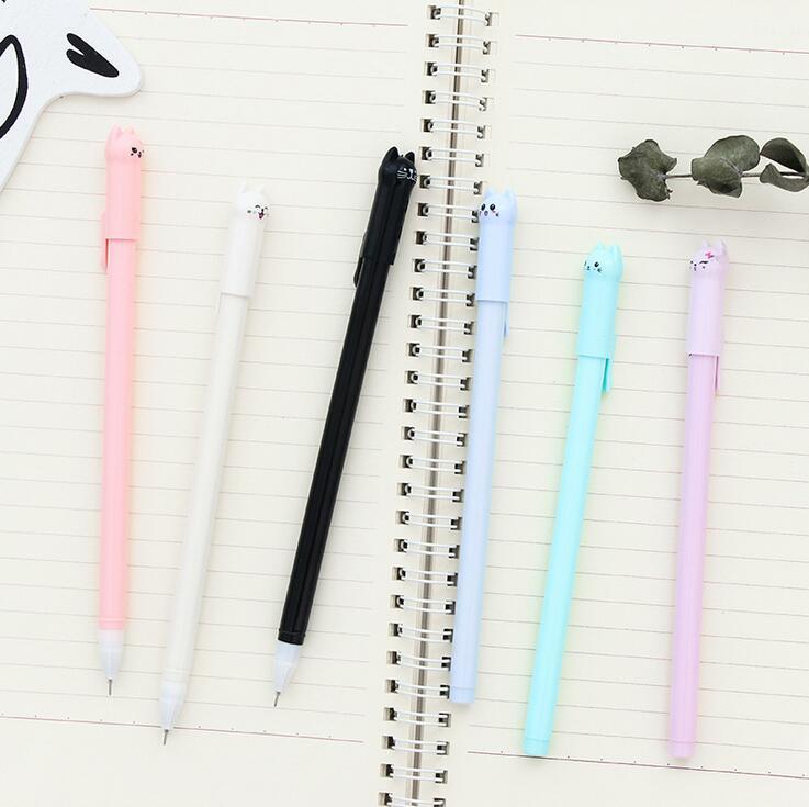 6Pcs Momo Cat Gel Ink Pen