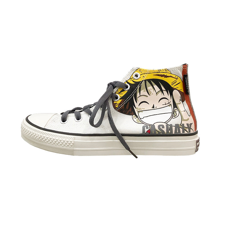 Anime High Top Canvas Shoes Couples