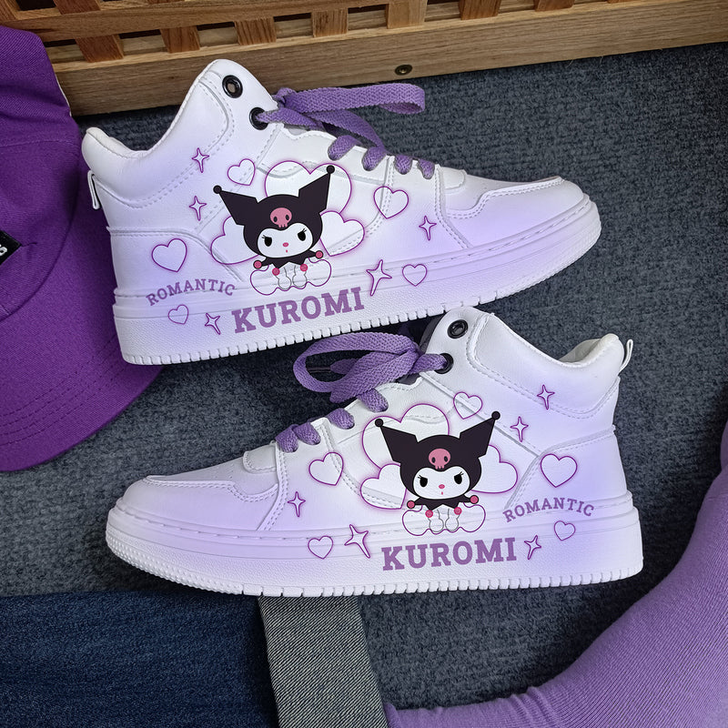 Cute Kawaii Kulomi High-top Comfortable Sneakers
