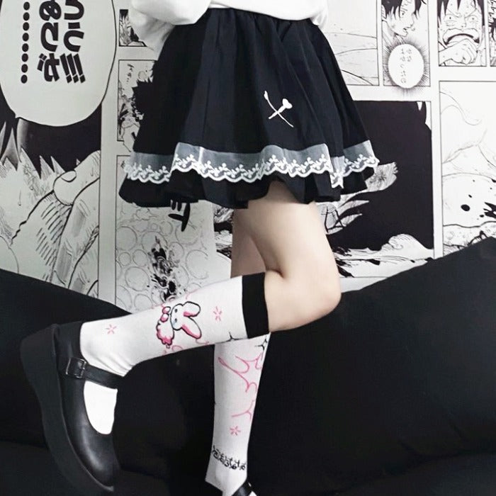 Anime Dark Lace Skirt