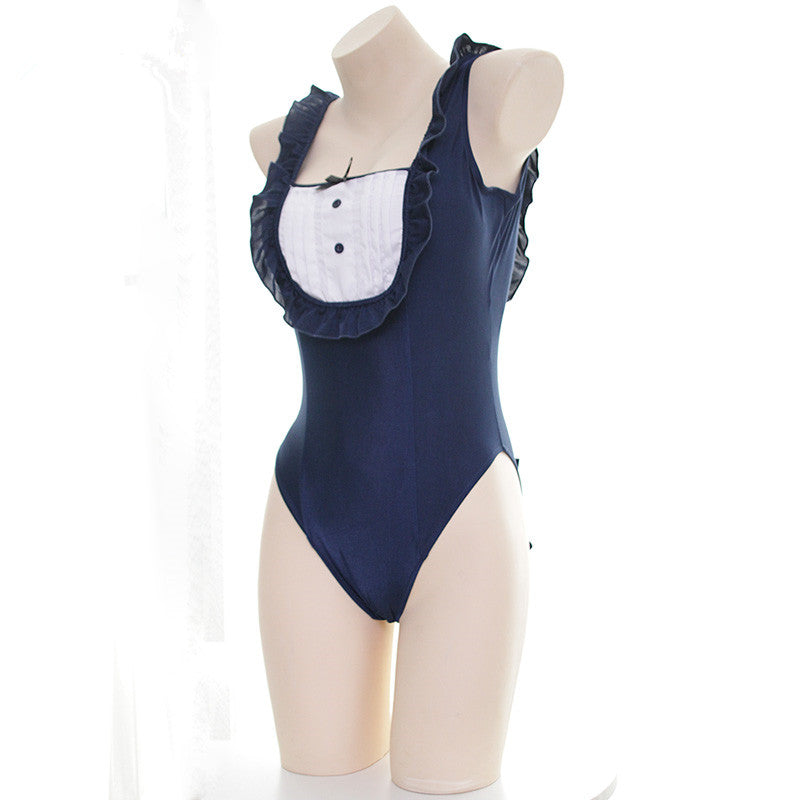 Lolita one-piece Swimsuit + Tail