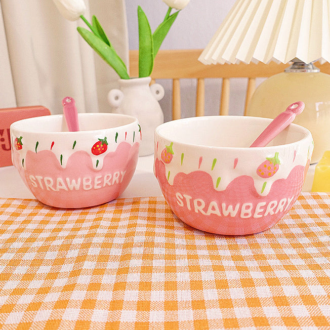 Cute Strawberry Bowls