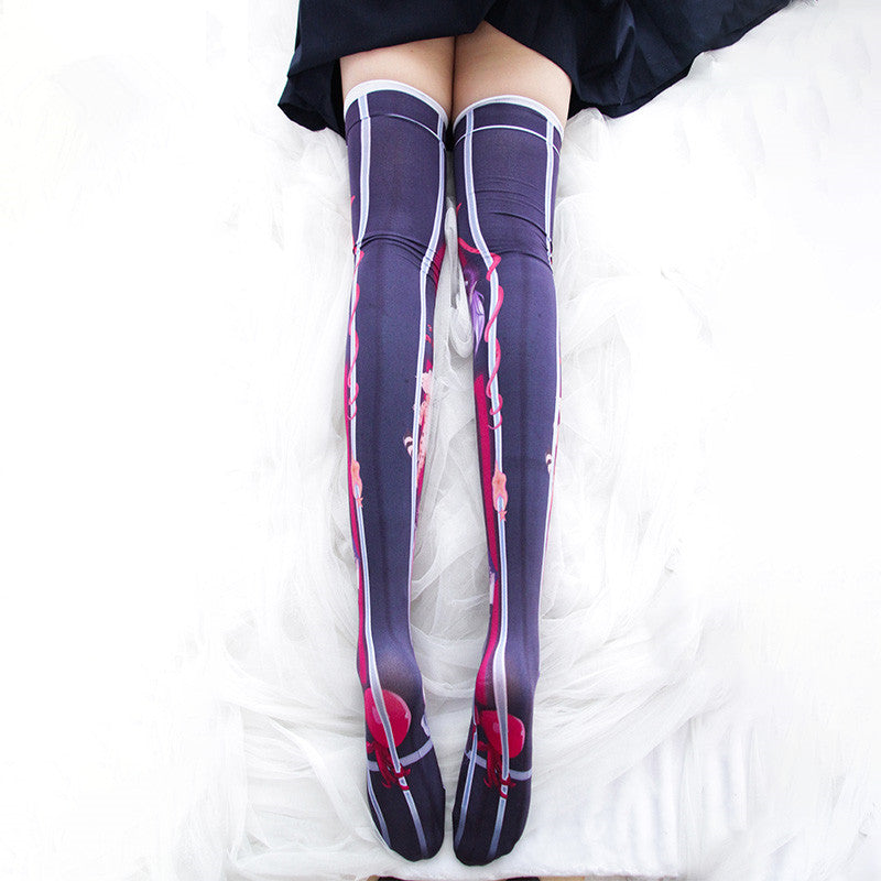 Anime Print Stockings