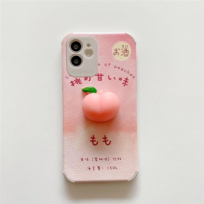 Kawaii Peach Phone Case