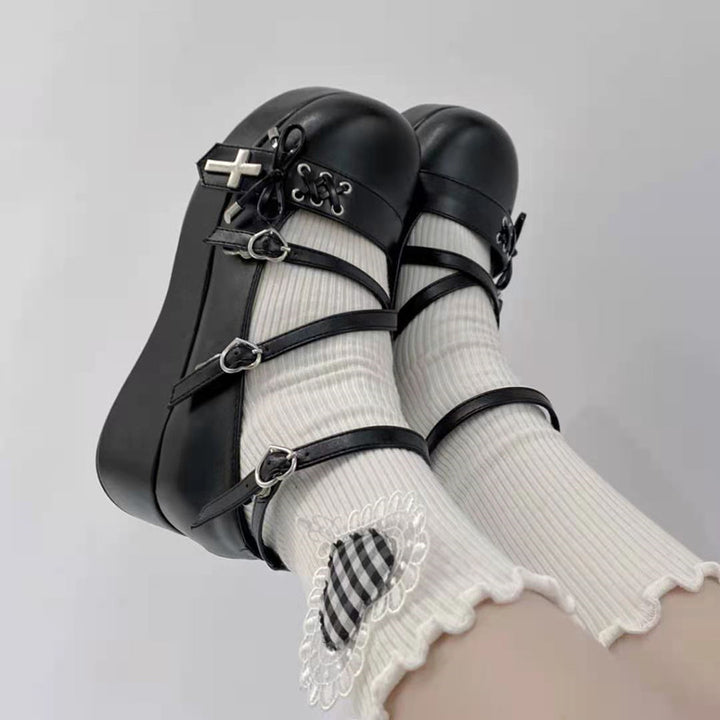 Gothic lolita Harajuku Platform Shoes