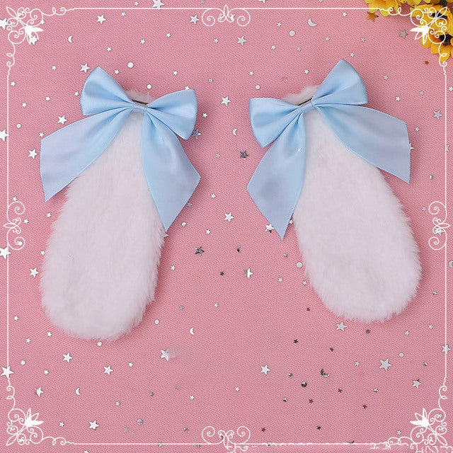 Kawaii Bunny Ear Hair Clips