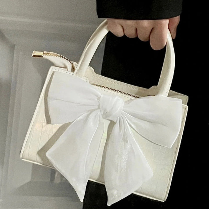Cute Tote Bags with Lace Bow