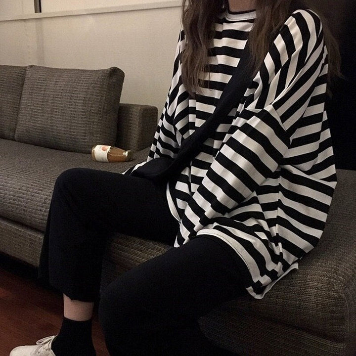 Soft Girls Harajuku Striped T-shirt