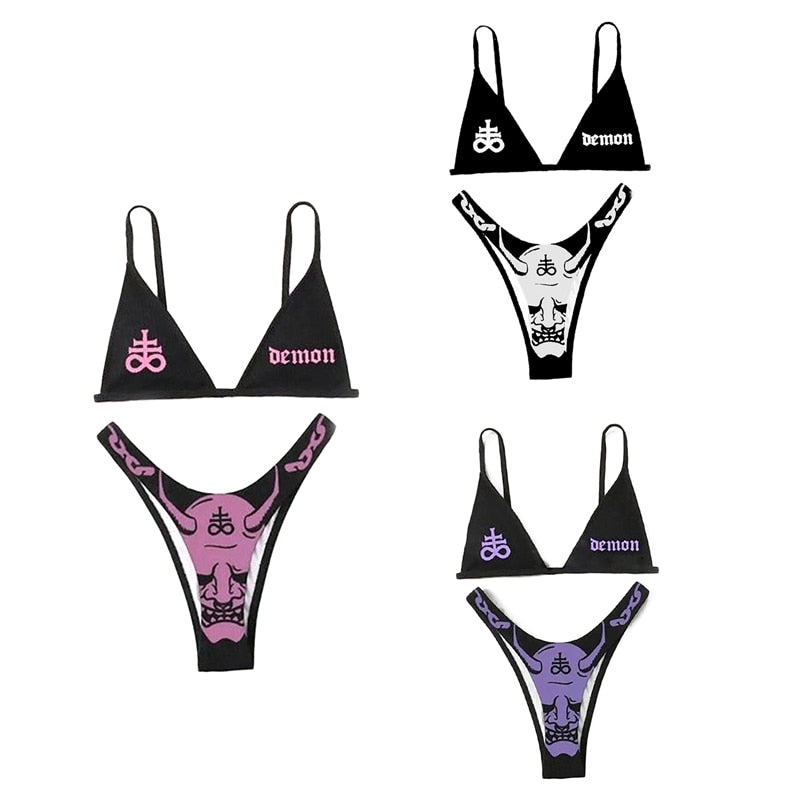 Pastel goth swimsuit shop