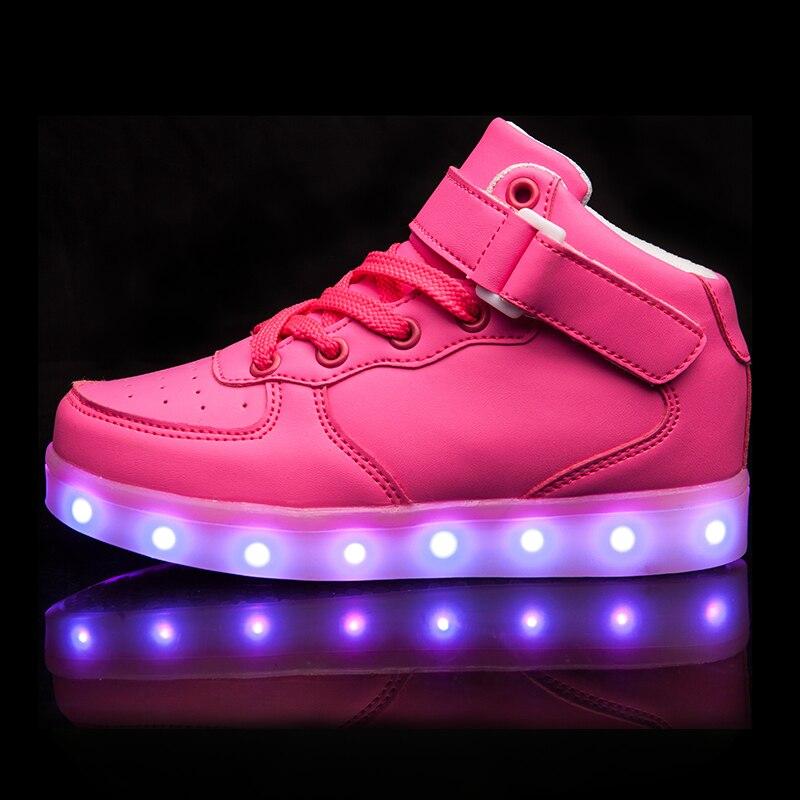 LED Shoes for Kids Glowing Sneakers with Luminous Sole Running Shoes