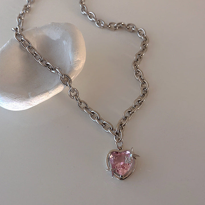 Cute Love Heart Necklace Gift