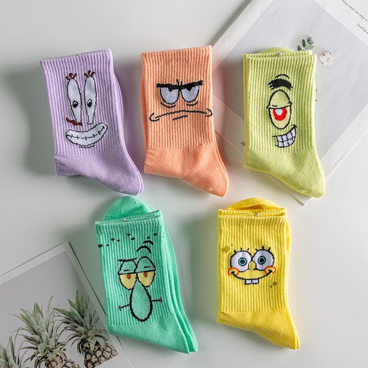 Lovely Cotton Smile Socks 5-Pair Pack