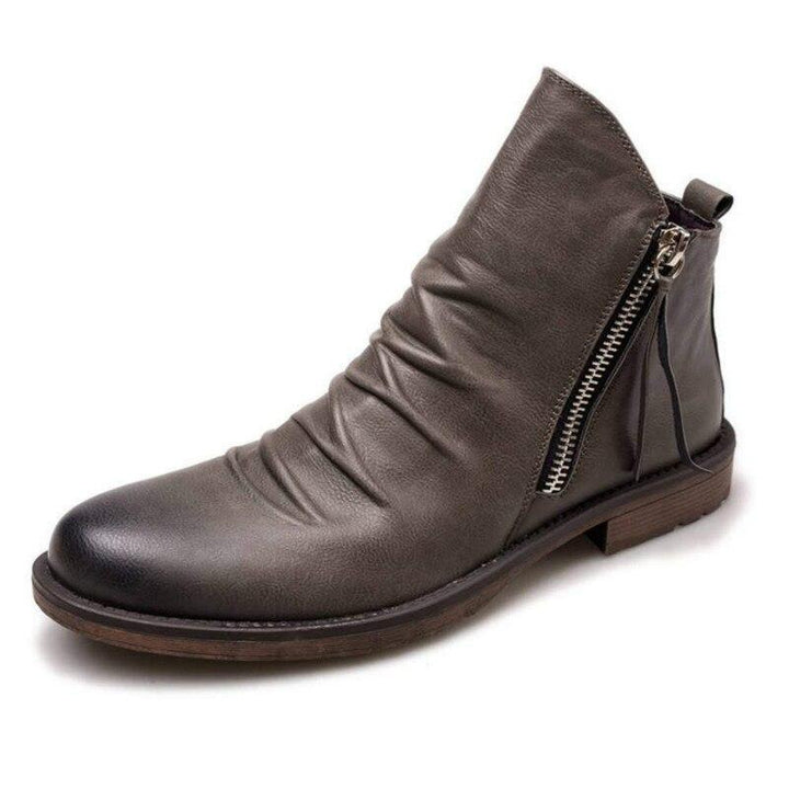Men's Zipper Cowboy Boots