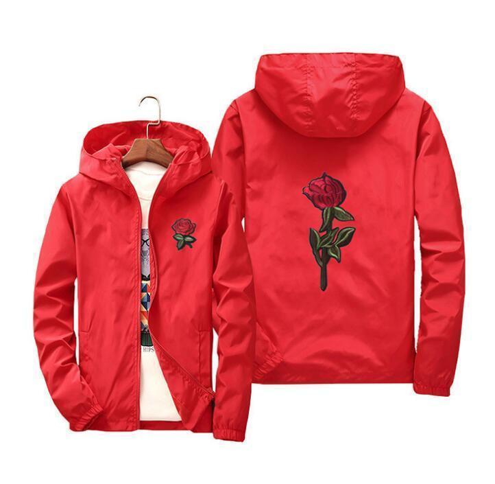 Cherished Rose Windbreaker Jacket