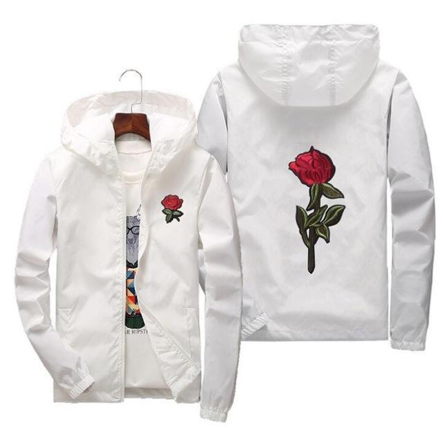 Cherished Rose Windbreaker Jacket