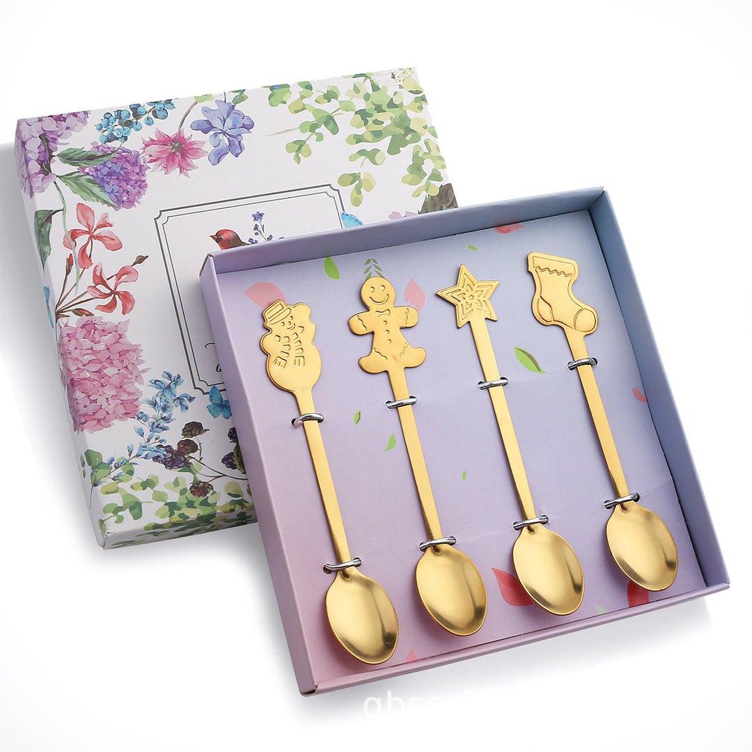 Christmas Tea Spoon Sets Gift