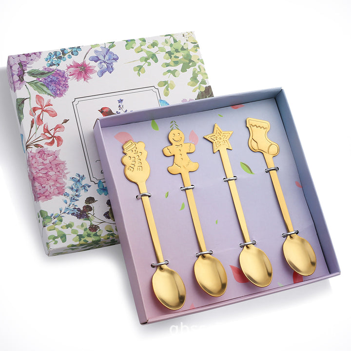 Christmas Tea Spoon Sets Gift