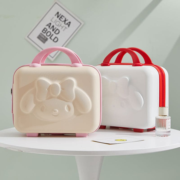 Cute 3D Puppy Small Suitcase