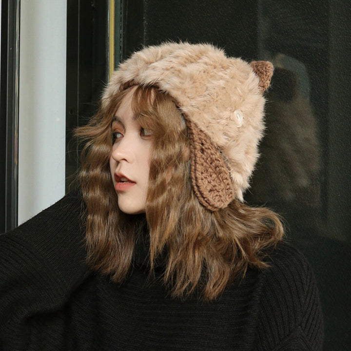 Sweet and Cute Cat Ears Woolen Hat