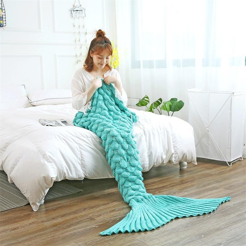 Mermaid Tail Blanket Sleeping Bag Gifts Kids Adult