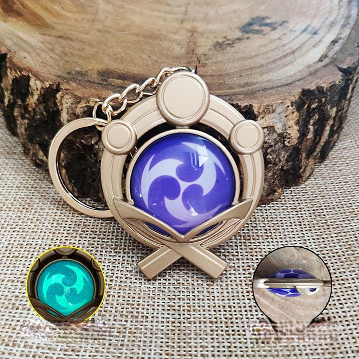 Genshin Impeact Vision Keychain Accessories Cosplay Costume Gifts