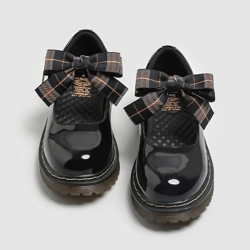 Japanese Bow Sweet College Style Flats Mary Jane Shoes