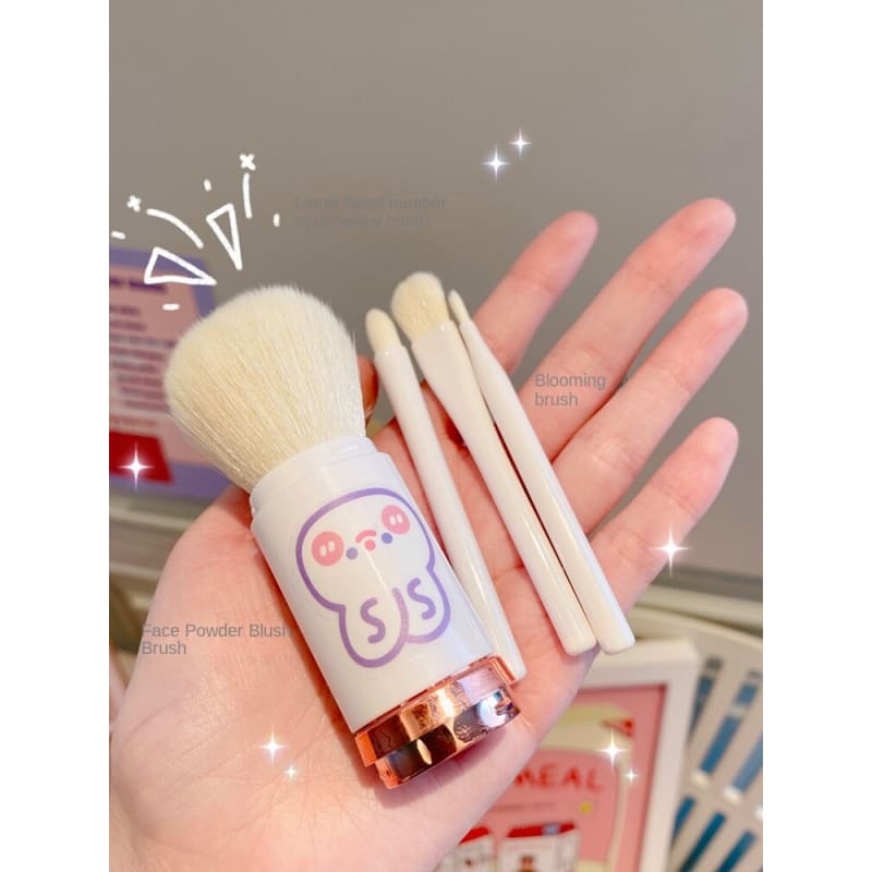 Kawaii Bunny Makeup Brushes Set 4 Colors