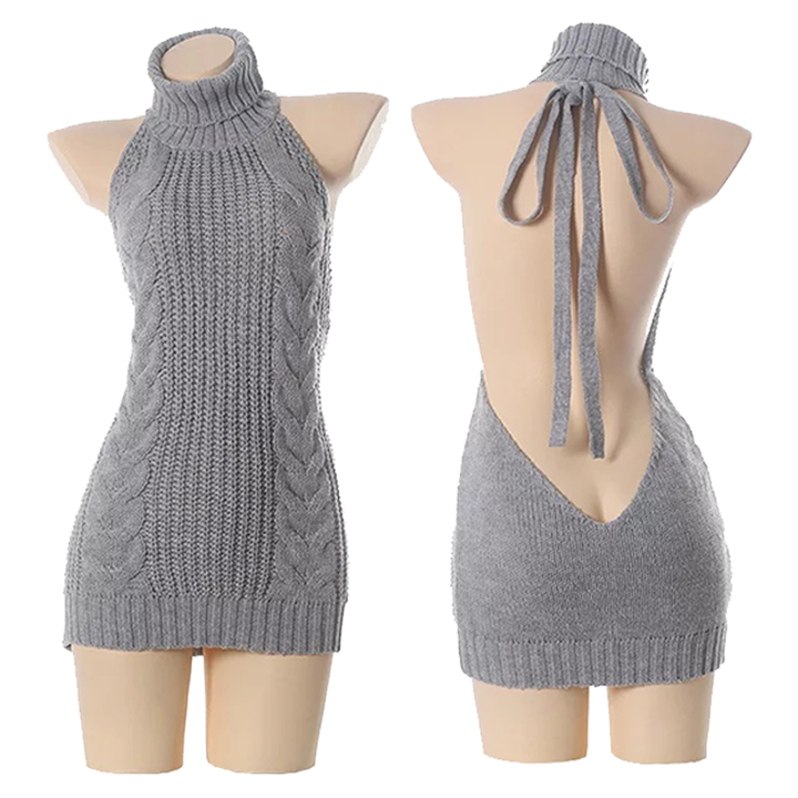Sexy Pullover Backless Sweater