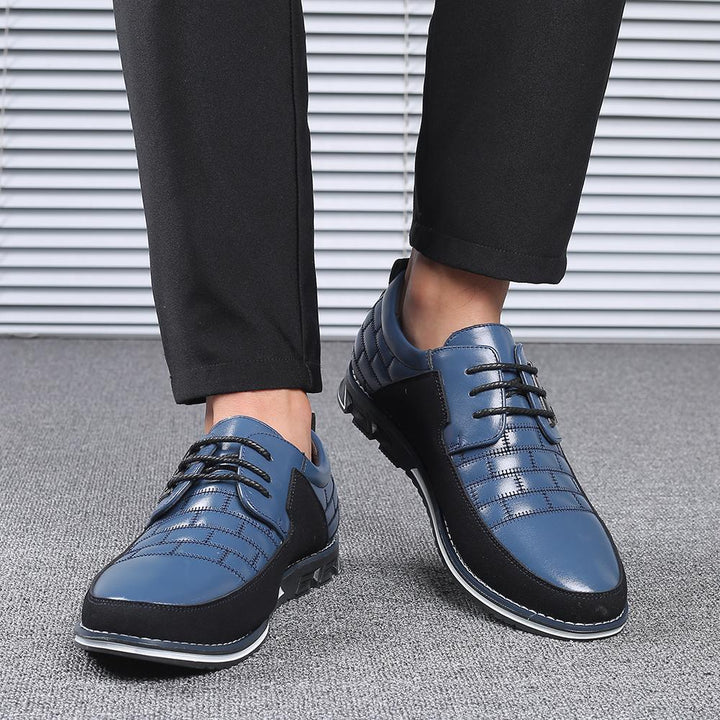 Mens Big Oxfords Leather Shoes