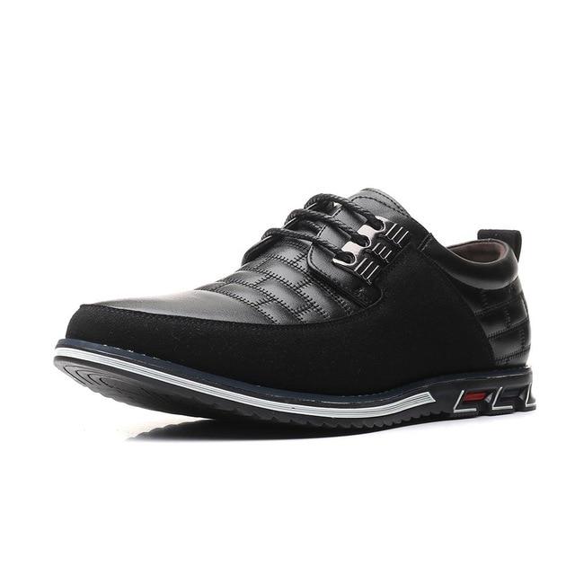 Mens Big Oxfords Leather Shoes