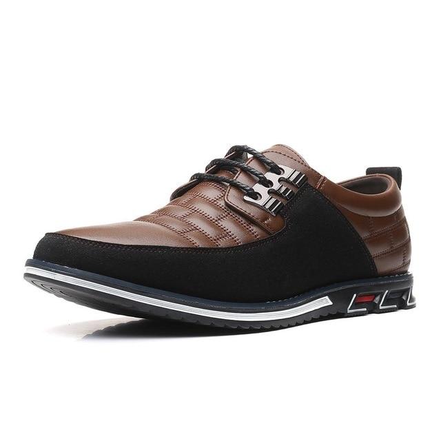 Mens Big Oxfords Leather Shoes