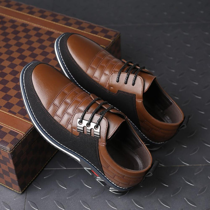 Mens Big Oxfords Leather Shoes