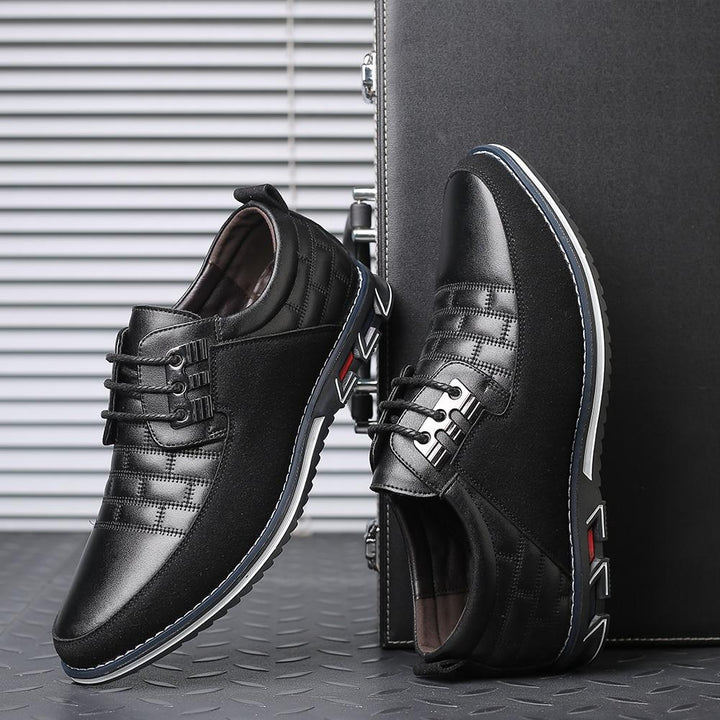 Mens Big Oxfords Leather Shoes
