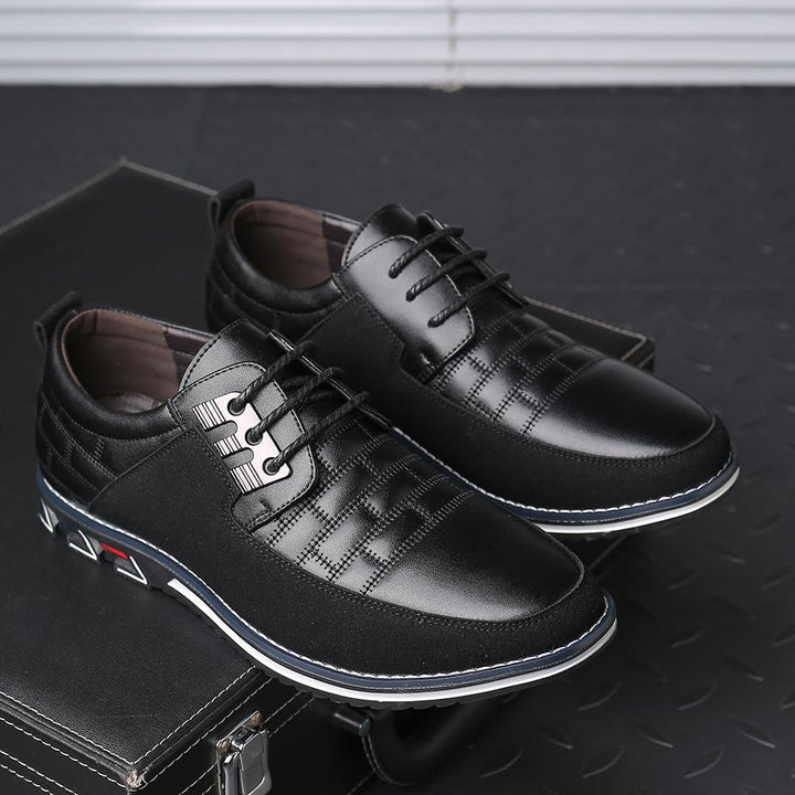 Mens Big Oxfords Leather Shoes
