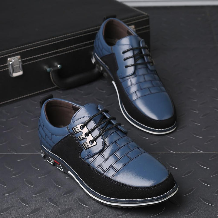 Mens Big Oxfords Leather Shoes