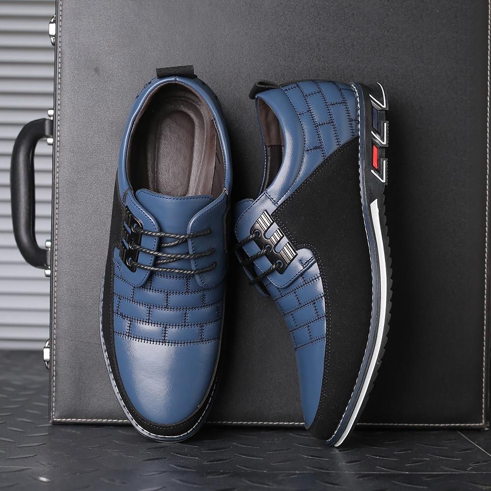 Mens Big Oxfords Leather Shoes