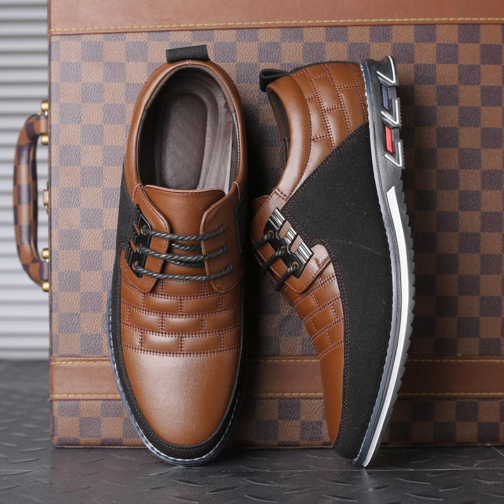 Mens Big Oxfords Leather Shoes