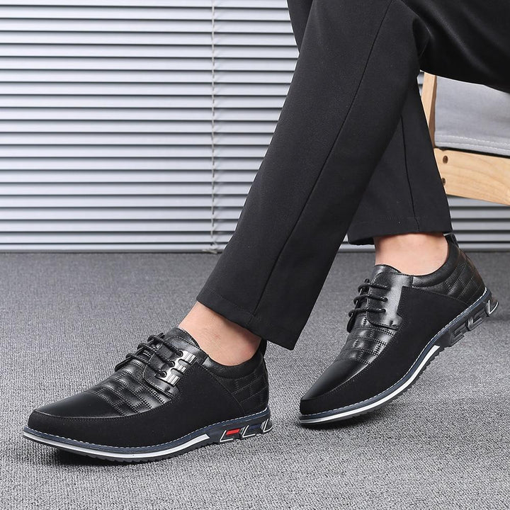 Mens Big Oxfords Leather Shoes