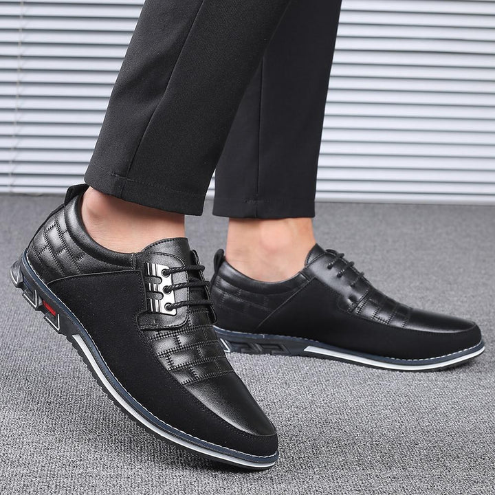 Mens Big Oxfords Leather Shoes