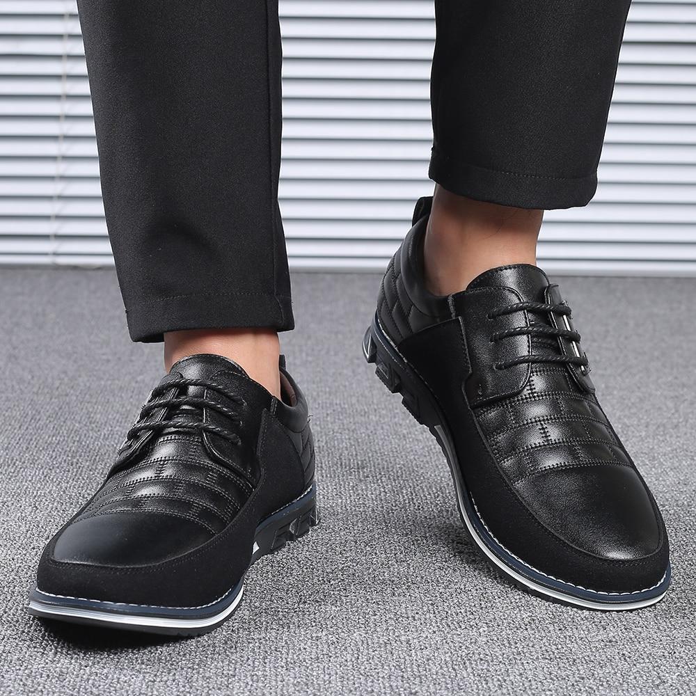 Mens Big Oxfords Leather Shoes