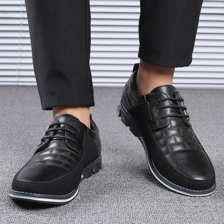 Mens Big Oxfords Leather Shoes