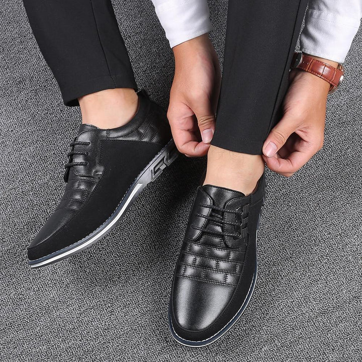 Mens Big Oxfords Leather Shoes