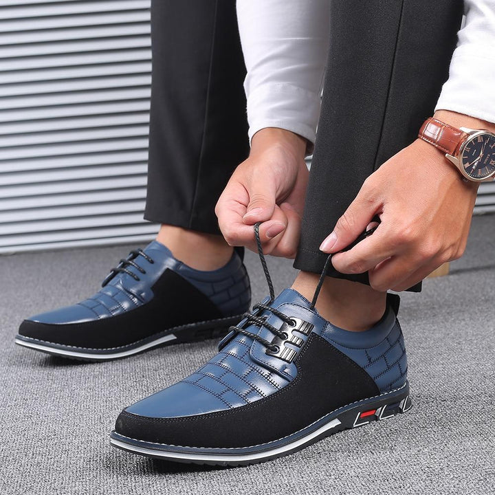 Mens Big Oxfords Leather Shoes