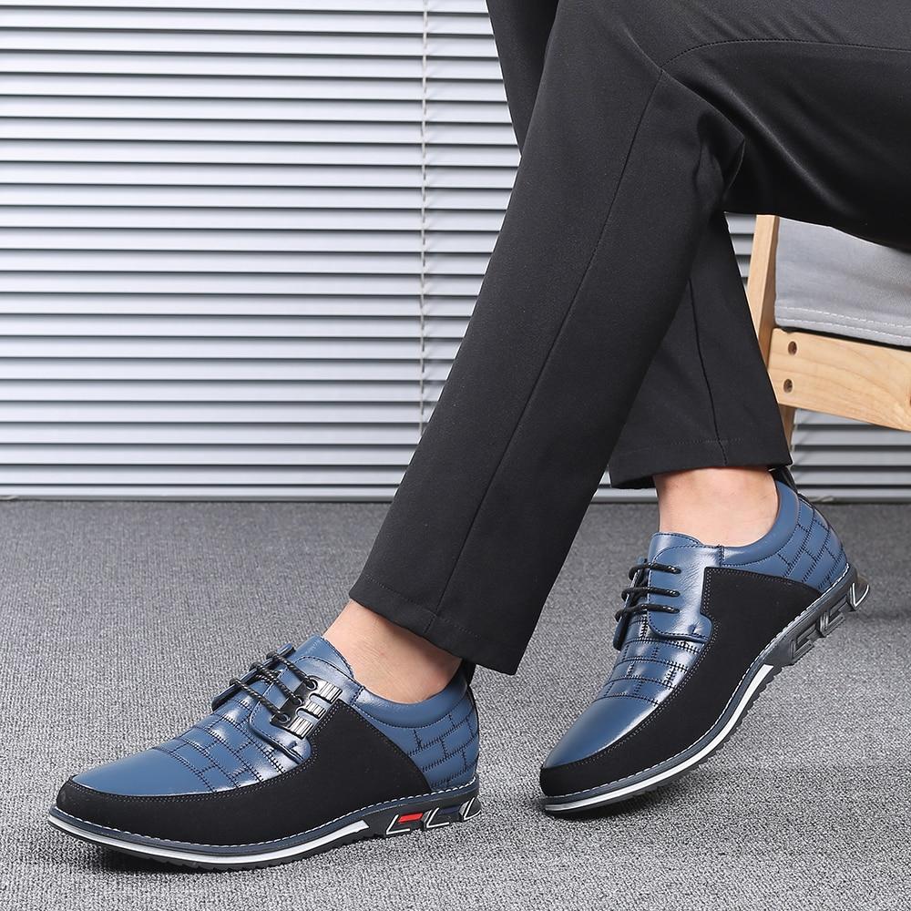 Mens Big Oxfords Leather Shoes