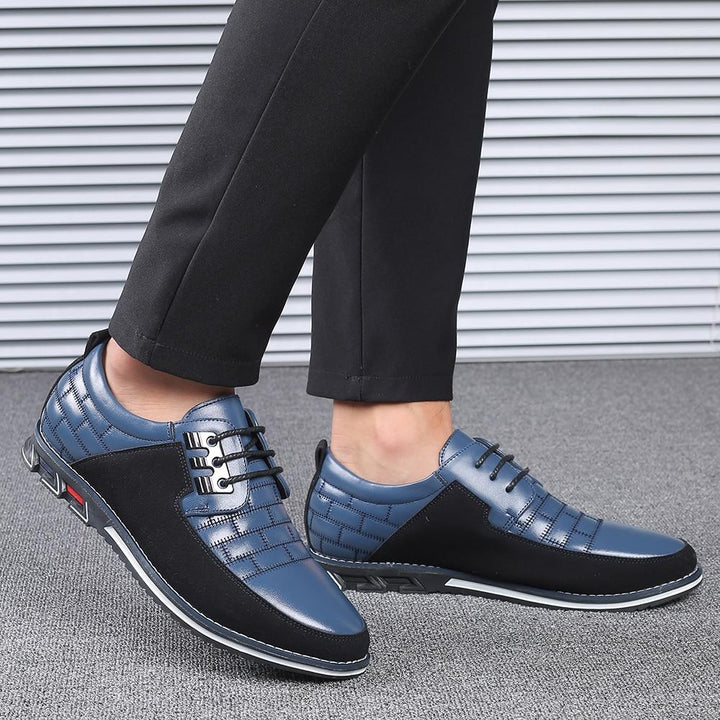 Mens Big Oxfords Leather Shoes